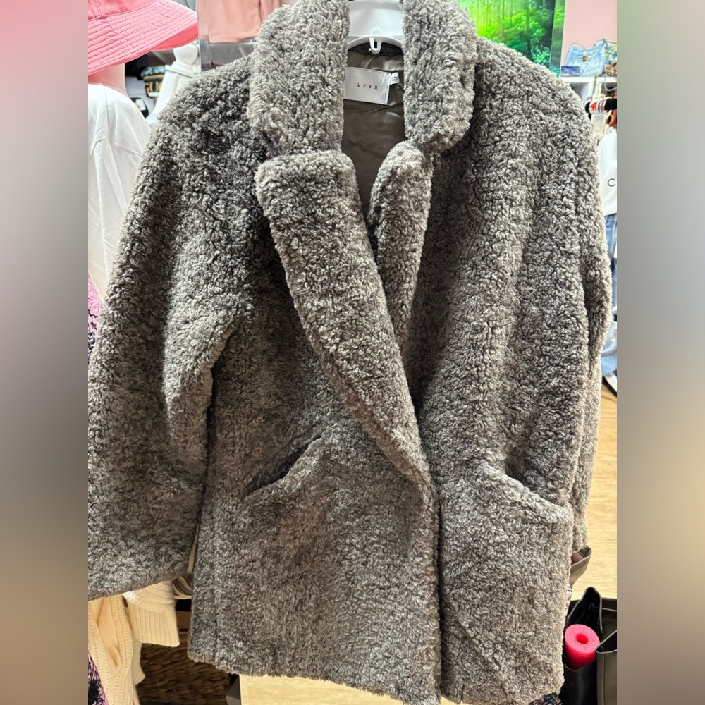 Lush Faux Shearling Coat
